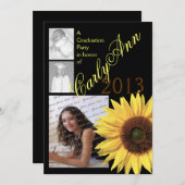 Zonnebloem Tri Foto Kaart (Voorkant / Achterkant)