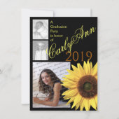 Zonnebloem Tri Foto Kaart (Voorkant)