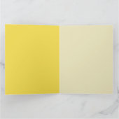 Zonnebloem trio in burlap- naamdag kaart (Binnen)