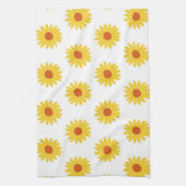 Zonnebloem Tropical Floral Botanical Spring Summer Theedoek (Verticaal)