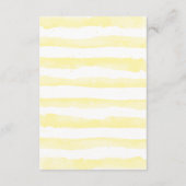 Zonnebloem-trouwkaart Informatiekaartje (Achterkant)