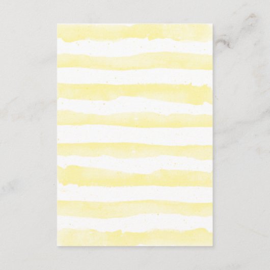 Zonnebloem-trouwkaart Informatiekaartje (Achterkant)