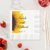 Zonnebloem Trouwpapier servetten (Insitu)