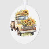 Zonnebloem Truck Ornament (voorkant)