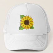 Zonnebloem Trucker Pet (Voorkant)