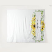 Zonnebloem Tuin Bruiloft We Do Achtergrond Foto Pr Wandkleed (Voorkant (horizontaal))