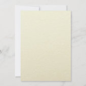 Zonnebloem Tuin Brunch en Bubbly Vrijgezellenfeest Kaart (Achterkant)