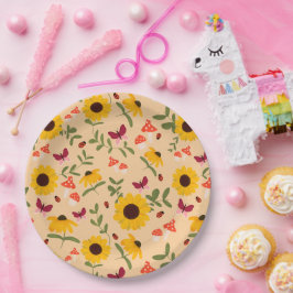 Zonnebloem Tuin papier bord