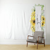 Zonnebloem Tuin Trouwfeest We Do Achtergrond Foto Wandkleed (In Situ (horizontaal))