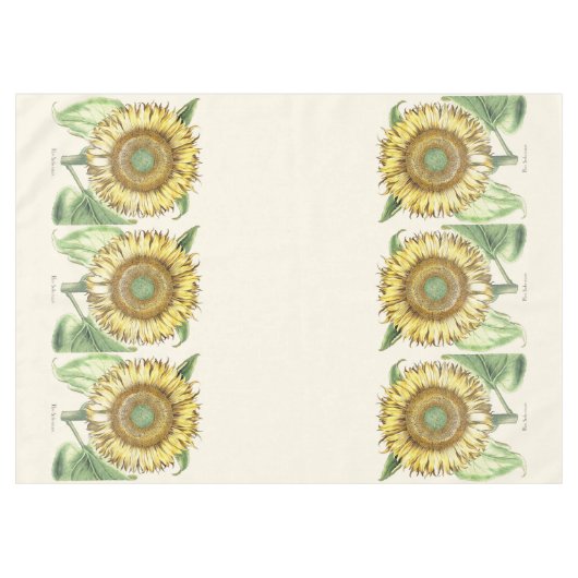 Zonnebloem Tuinbloemen Tablecloth Tafelkleed (Voorkant (Horizontaal))