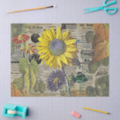 Zonnebloem Tuinbouw Ads Ephemera Tissuepapier (Craft)