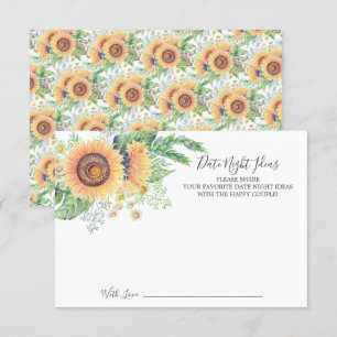 Zonnebloem Tuindag Nacht Ideeën Card Kaart