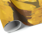 Zonnebloem Tuinland  Floral Cadeaupapier (Rol Hoek)