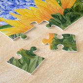 Zonnebloem Tuinlandschap Litha Solstice Legpuzzel (Zijkant)