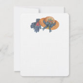 Zonnebloem Tuinuitnodiging / Blanco Kaart (Achterkant)