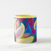 zonnebloem tweekleurige koffiemok (Center)