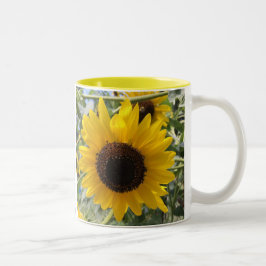 Zonnebloem Tweekleurige Koffiemok