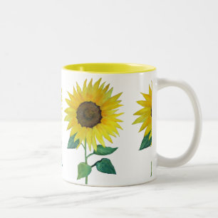 Zonnebloem Tweekleurige Koffiemok
