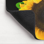Zonnebloem U kiest Achtergrondkleur MousePad Muismat (Hoek)