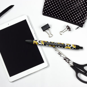 Zonnebloem Uitgebreide Koe Zwarte Inkt Pen