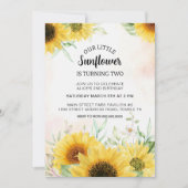 Zonnebloem - uitnodiging (Voorkant)