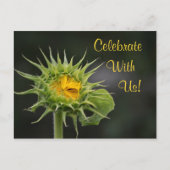 Zonnebloem Uitnodiging (Voorkant)