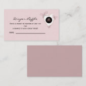 Zonnebloem Ultrasound Dusty Roos Diaper Raffle Informatiekaartje (Voorkant / Achterkant)