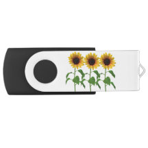 Zonnebloem USB Swivel Flash Drive