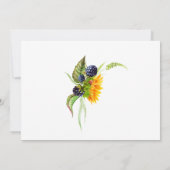 Zonnebloem V3 Vrijgezellenfeest Kaart (Achterkant)