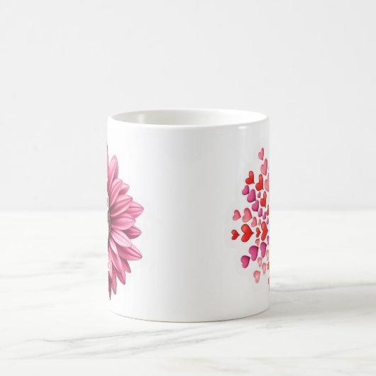 Zonnebloem Valentijnsdag Koffie Mok-Romantische Gi Koffiemok (Center)