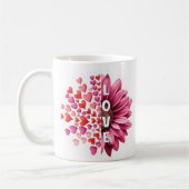 Zonnebloem Valentijnsdag Koffie Mok-Romantische Gi Koffiemok (Links)