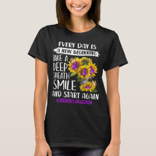 Zonnebloem van Alzheimer T-shirt