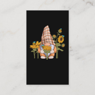 Zonnebloem van de bij Gnome Bee Visitekaartje