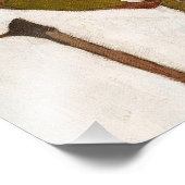 Zonnebloem van Egon Schiele Foto Afdruk (Hoek)