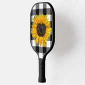Zonnebloem van het hart met Ladybug Pickleball Paddle (Links)