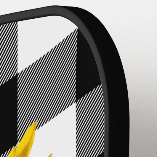 Zonnebloem van het hart met Ladybug Pickleball Paddle (Links Detail)