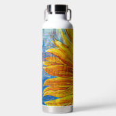 Zonnebloem van hoop met verzen waterfles (Voorkant)