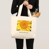 Zonnebloem van Paula Atwell Grote Tote Bag (Voorkant (product))