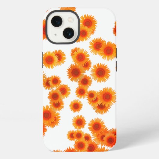 Zonnebloem van RedF iPhone Hoesje (Achterkant)