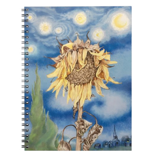 Zonnebloem van Vincent Notitieboek (Voorkant)
