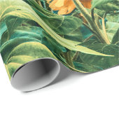 Zonnebloem Veldgele Blauwgroen ontkoppeling Floren Cadeaupapier (Rol Hoek)