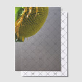 Zonnebloem Vellum Overlay Vellum Uitnodigingen (Offset (Uitnodiging))
