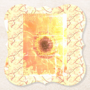 Zonnebloem Vendredi-2 papier Onderzetter