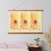 Zonnebloem Vendredi Hangend Wandkleed (Slaapkamer)