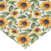 Zonnebloem Verjaardag Home Decor Tafelkleed Bloeme (Gekanteld)