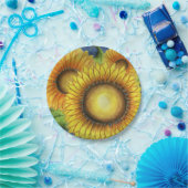 Zonnebloem Verjaardag Trouwfeest Papieren Borden Papieren Bordje (Feest)