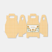 Zonnebloem Verjaardagsfeestje Favorboxen Bedankdoosjes (Uitgevouwen)