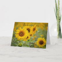 Zonnebloem Verjaardagskaart voor Je
