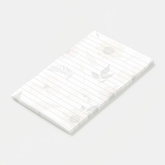 Zonnebloem Versierde 3M Post-it® Notities Notes (Schuin)