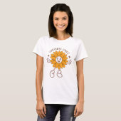 Zonnebloem verslaafde t-shirt (Voorkant volledig)